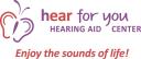 Hear for You Hearing Aid Center logo